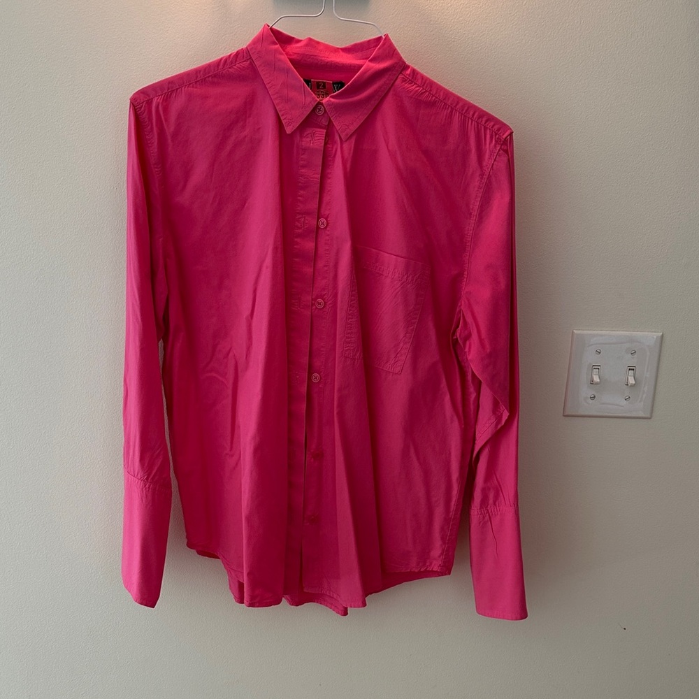 Jcrew Bright Pink Garçon Shirt